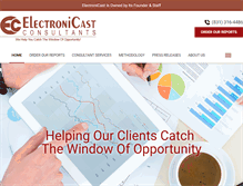 Tablet Screenshot of electronicastconsultants.com